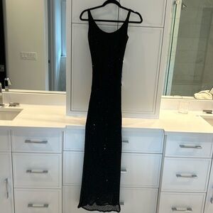 Carmen Marc Valvo sequin dress. Size small. Form fitting. Good for petite.